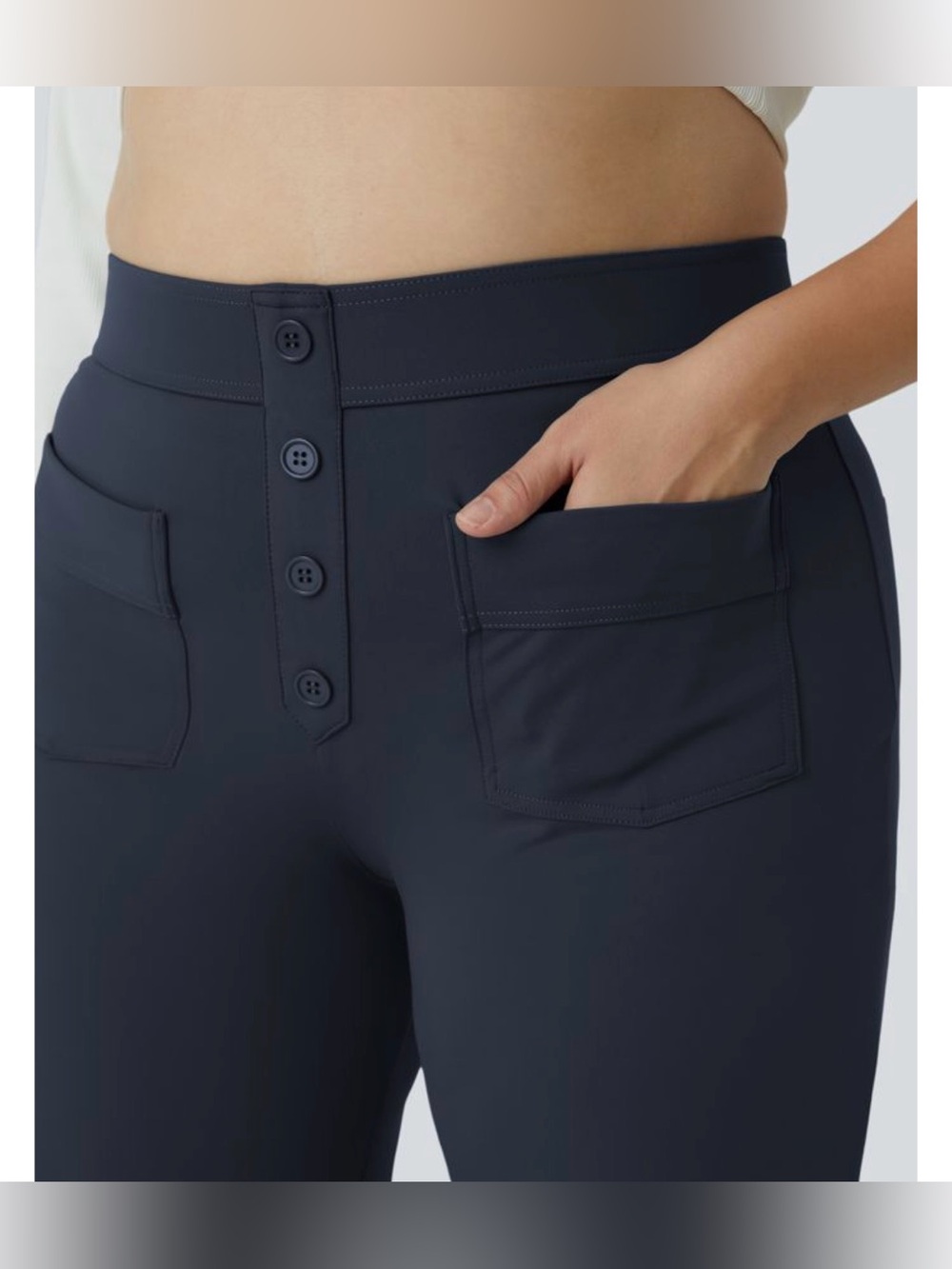 HALARA DayStretch High Waisted Pockets Straight Leg Casual Pants